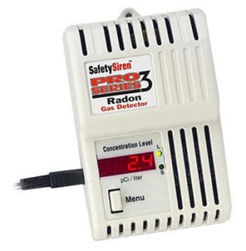 Radon gass måler, alarm