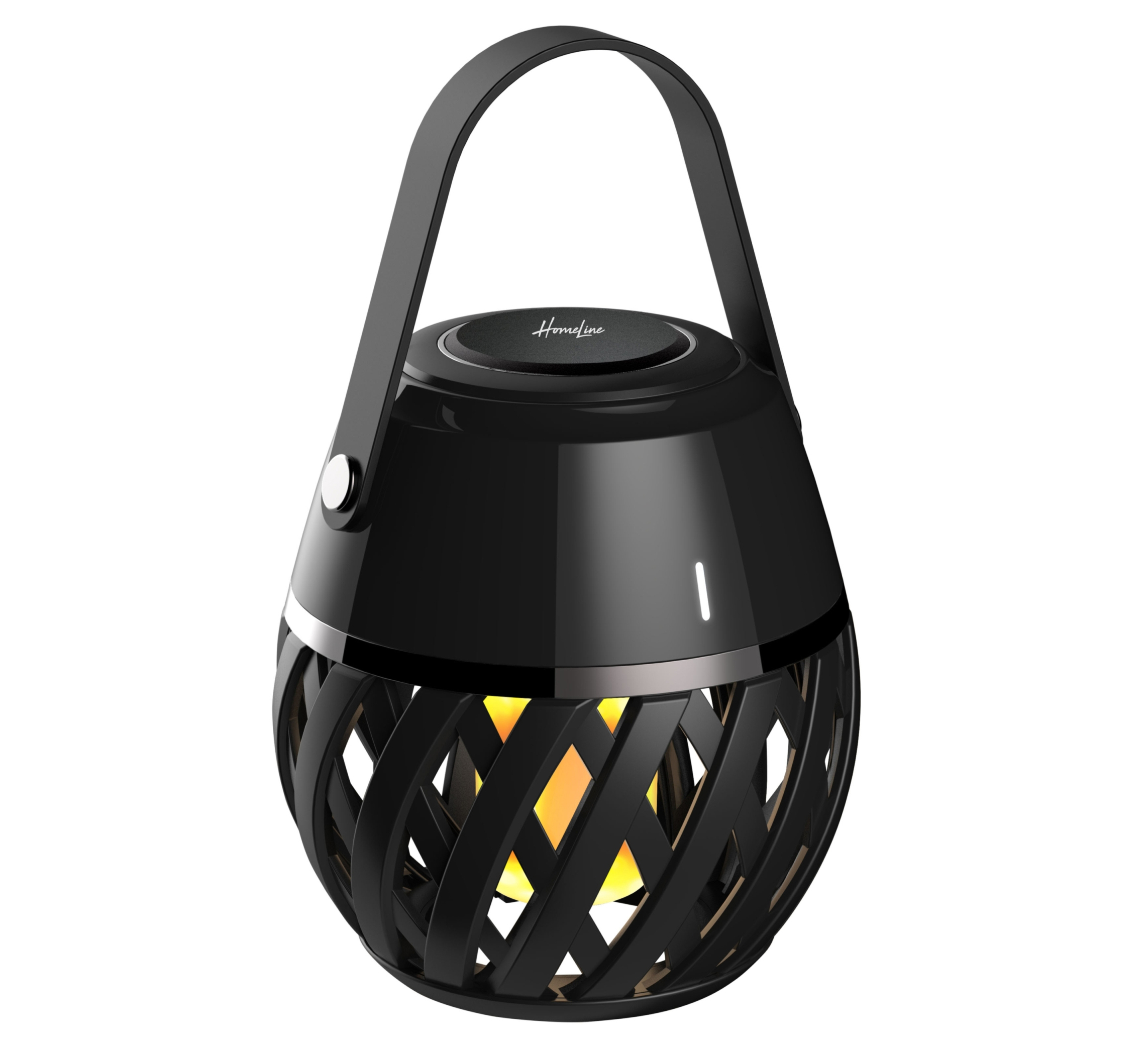 Flammelampe Homeline Helios svart