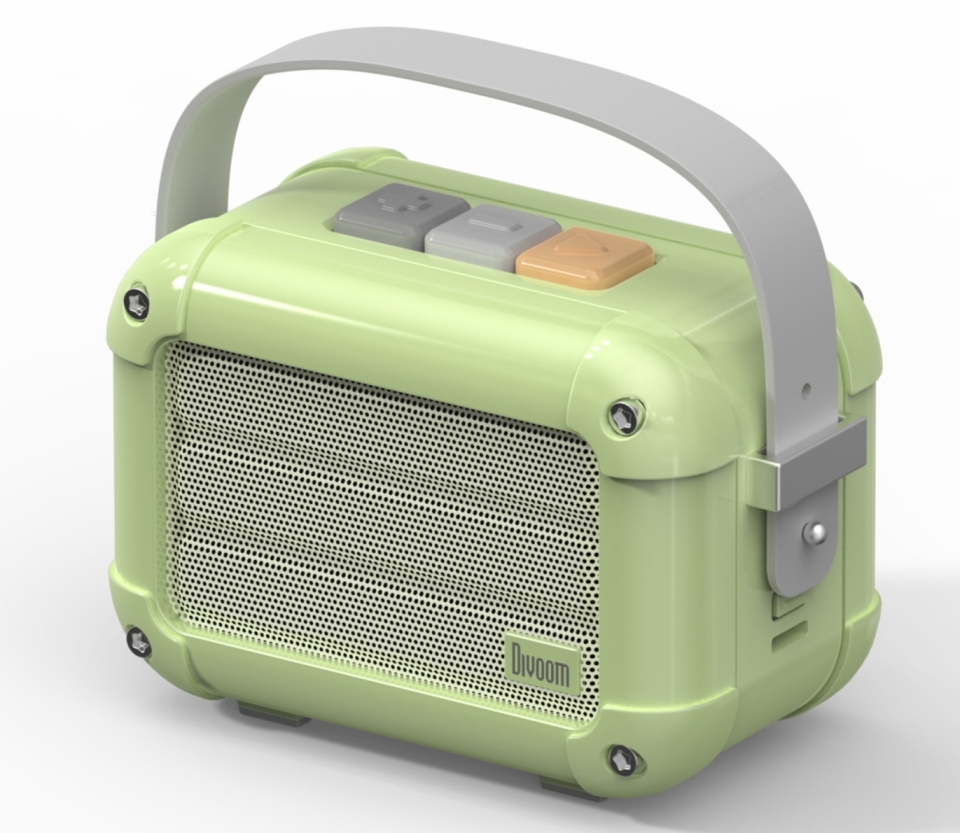 Blåtann-høyttaler, Divoom Macchiato grønn, TWS, 6W