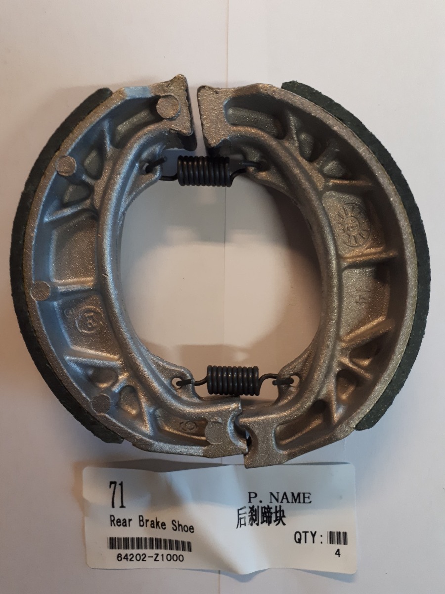 Rear brake shoe