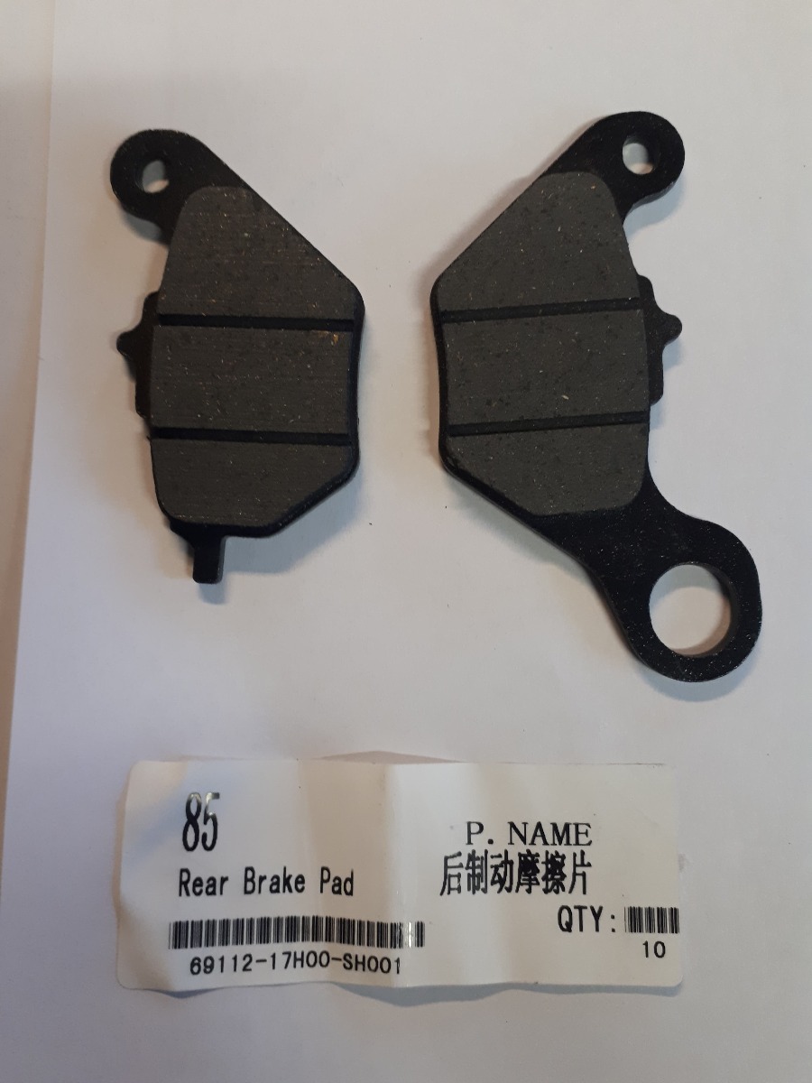 Rear brake friction plate
