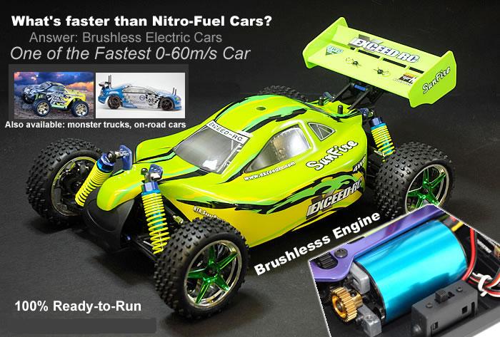 1/10 ELEKTRO BIL MED BØRSTELØS MOTOR 4WD