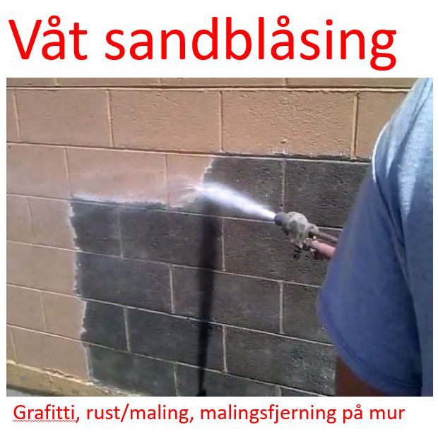 Våtsandblåsing